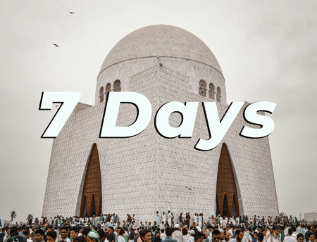 "Pilgrims performing Umrah in Masjid al-Haram with 21 days Umrah package from Karachi"